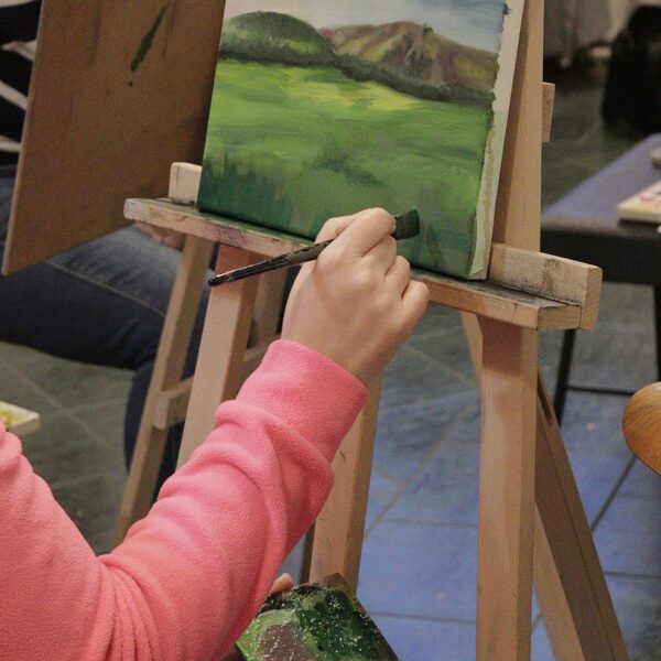 Krajinomalba - olej na plátně